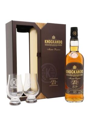 Knockando 21 Year Old Master Reserve Glass Pack Speyside Whisky