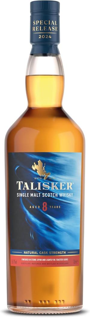 Talisker Special Releases 2024 8 Year Old Single Malt Scotch Whisky 587 vol 70cl Smooth Creamy in Texture Maritime Smoke