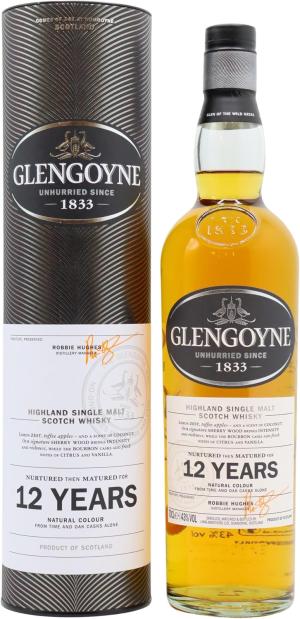 Glengoyne Highland Single Malt Old Bottling 12 year old Whisky 70cl 43 ABV