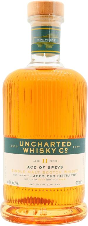 Aberlour 11 year old Uncharted Whisky Co Ace Of Speys PX Spinola Sherry Cask Single Malt Scotch 2014 Whisky 70cl 55 ABV