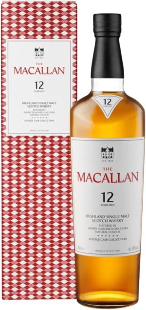 The Macallan 12 Year Old Sherry Oak Single Malt Scotch Whisky 70cl Matured in Oloroso Sherry Casks Rich Fruity FullBodied