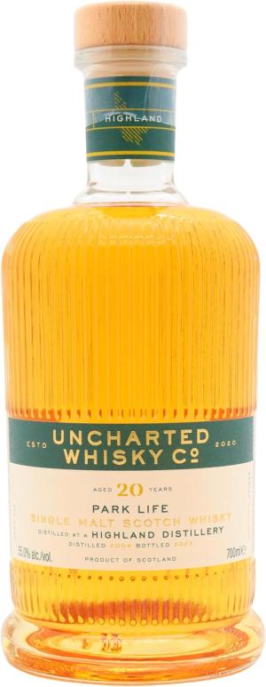 Park Life 20 year old Uncharted Whisky Co Highland Single Malt Scotch 2004 Whisky 70cl 55 ABV