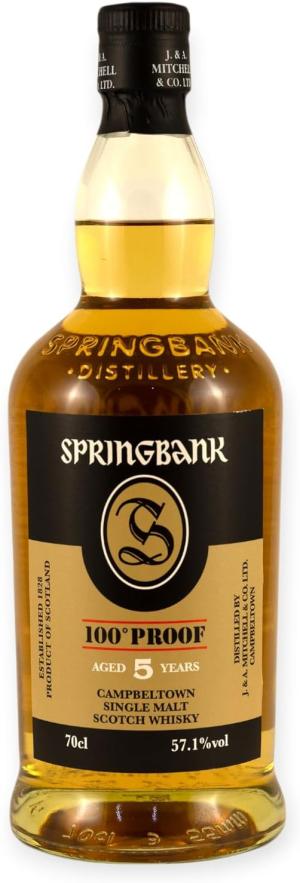 Springbank 5 Year Old 100 Proof Campbeltown Whisky 70 cl 571 ABV