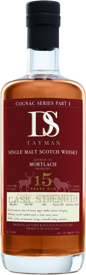 DS Tayman Mortlach 15 Year Old Single Malt Scotch Whisky Cognac Series Part 1 70cl 557 ABV NonChill Filtered