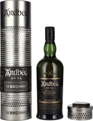Ardbeg AN OA Islay Single Malt Scotch Whisky in Geschenkbox mit BBQ Smoker 4660 070 lt