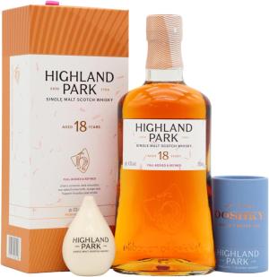 Highland Park Single Malt Scotch 18 year old Whisky 70cl 43 ABV Includes Ooshky Water Jug