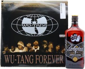 Ballantines 7 year old American Barrel x RZA Limited Edition Blended Scotch Whisky 70cl 40 ABV Includes WuTang Clan WuTang Forever 4 Vinyl Album