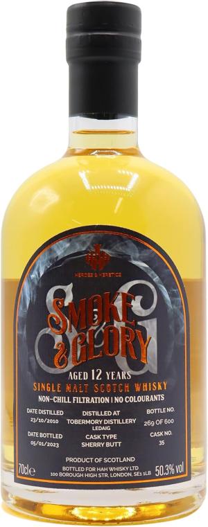 Ledaig 12 year old Heroes Heretics Smoke Glory Single Sherry Cask 2010 Whisky 70cl 503 ABV