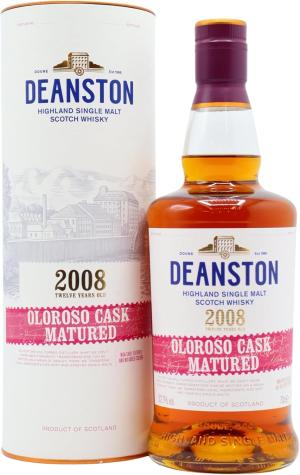Deanston Oloroso Cask Matured 2008 12 year old Whisky 70cl 527 ABV