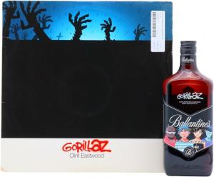 Ballantines True Music Icons Gorillaz Edition Blended Scotch Whisky 70cl 40 ABV Includes Gorillaz Clint Eastwood 12 Vinyl