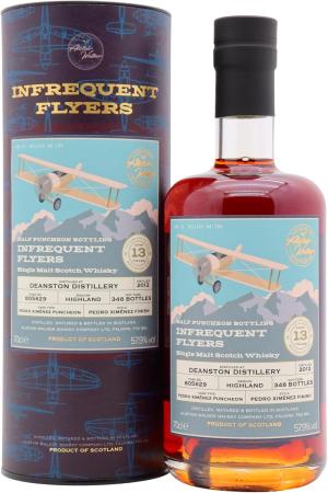 Deanston 13 year old Infrequent Flyers Single Pedro Ximenez Sherry Cask 805629 2012 Whisky 70cl 579 ABV