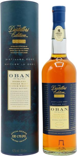 Oban Distillers Edition 20212007 14 year old Whisky 70cl 43 ABV