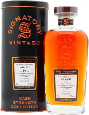 Glenlivet 19 year old Signatory Vintage Cask Strength Collection Single Cask 900819 2006 Whisky 70cl 599 ABV