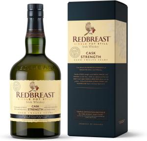 Redbreast 12 Year Old Cask Strength Single Pot Still Irish Whiskey 70cl 575 ABV Signature Taste at Cask Strength Rich Fruit Oak Maturation Spiced Finish Gold Winning Irish Whiskey