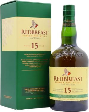 Redbreast Single Pot Still Irish 15 year old Whiskey