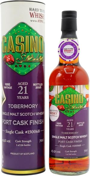 Tobermory 21 year old Casino Series Single Port Cask 150068 Slot Machine 1995 Whisky 70cl 459 ABV