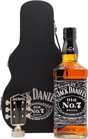 Jack Daniels 155th Anniversary Edition Paula Scher Pentagram Whiskey 70cl 40 ABV Guitar Case