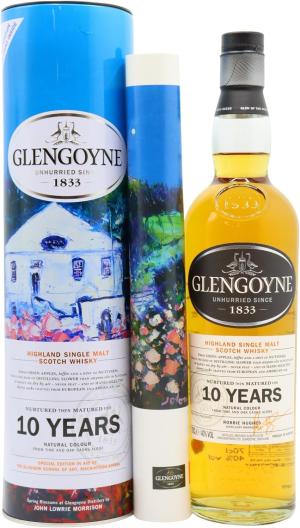 Glengoyne 10 year old Spring Blossoms JOLOMO Glasgow School Of Art Highland Single Malt Scotch Whisky 70cl 40 ABV