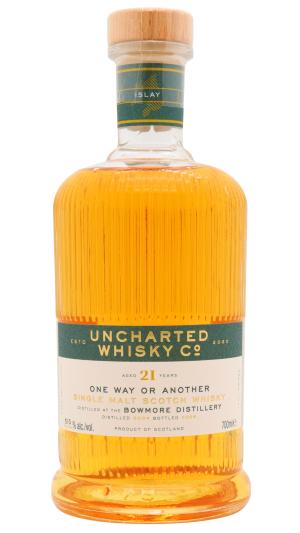 Bowmore 21 year old Uncharted Whisky Co One Way Or Another Single Malt Scotch 2004 Whisky 70cl 513 ABV