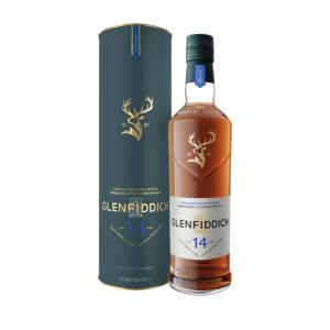 Glenfiddich 14 Year Old Bourbon Cask Speyside Single Malt Scotch Whisky 70cl