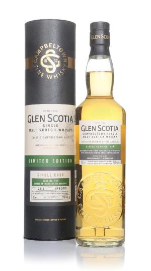 Glen Scotia 2013 bottled 2019 cask 144 Single Cask Single Malt Whisky