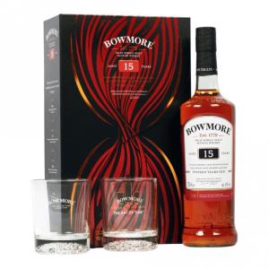 Bowmore 15 Year Old 2 Glass Gift Pack