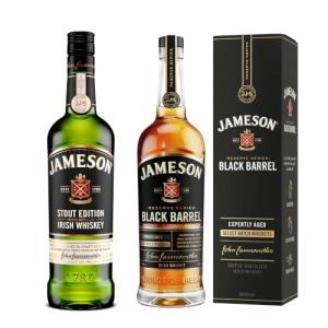 Jameson Whiskey Bundle Black Barrel and Stout Edition 70cl