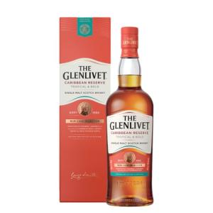 The Glenlivet Caribbean Reserve Single Malt Whisky Rum Barrel Selection 70 cl with Gift Box