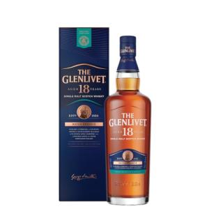 The Glenlivet 18 Year Old Scotch Whisky 40 ABV 70cl with Giftbox