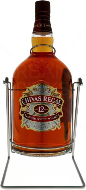 Chivas Regal Scotch 12 Year Old Scotch Whisky with Pump and Gift Bag 45 l