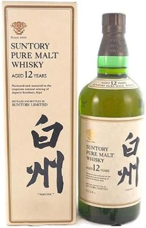Suntory Hakushu Pure 12 Year Old Malt Whisky 1990s bottling Original box