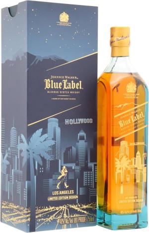 Johnnie Walker Blue Label LAHollywood Skyline Edition Blended Scotch Whisky 75cl 40 ABV