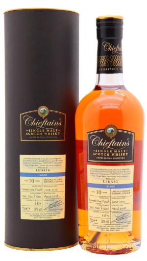 Ledaig 10 year old Chieftains Wine Cask Finish Single Malt Scotch 2007 Whisky 70cl 58 ABV