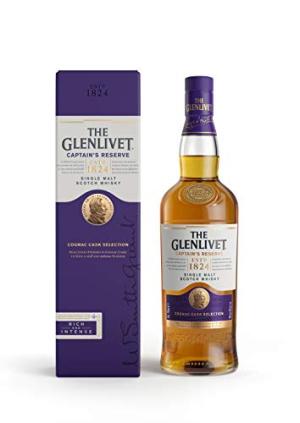 The Glenlivet Captains Reserve Single Malt Scotch Whisky Cognac Cask Selection 70cl with Gift Box