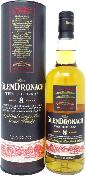 Glendronach The Hielan The Highland 8 year old Whisky 70cl 46 ABV