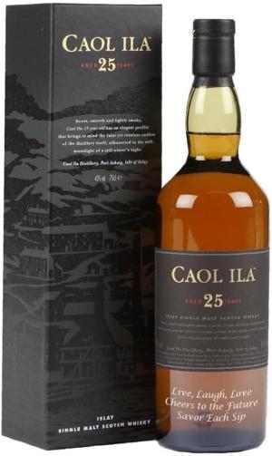 Personalised Caol Ila 25 Year Old Single Malt Scotch Whisky Gift For Men Customised Engraved Whisky Bottle Caol Ila 25 Whisky With Custom Engraving Gift For Birthday Xmas Anniversary 70cl43