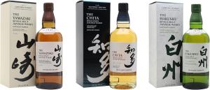 Suntory Distillers Reserve Whisky Gift Package 1 x The Chita 1 x Hakushu 1 x Yamazaki Exclusive Amazon Japanese Whiskies