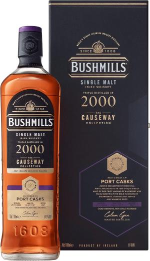 Bushmills Causeway Collection Port Cask Finish 541 ABV 70cl Gift Box Limited Edition Rare Port Cask Finish Dark Fruit Honey Spice Notes