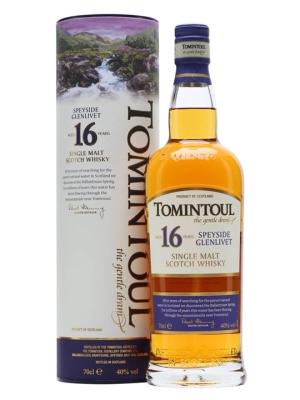 Tomintoul 16 Year Old Speyside Single Malt Scotch Whisky