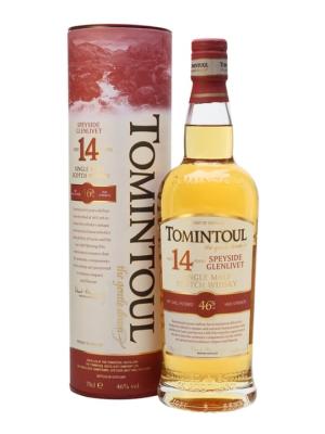 Tomintoul 14 Year Old Speyside Single Malt Scotch Whisky