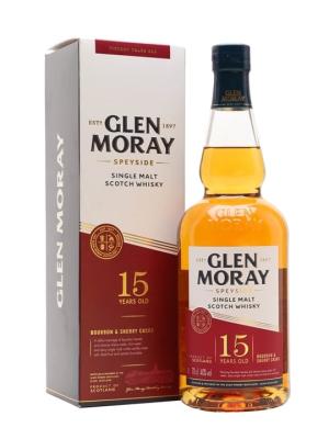 Glen Moray 15 Year Old Speyside Single Malt Scotch Whisky
