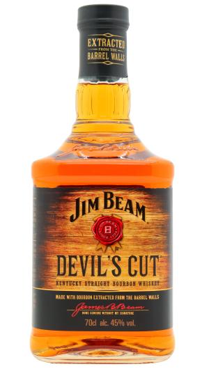 Jim Beam 6 year old Devils Cut Kentucky Straight Bourbon Whiskey 70cl 45 ABV