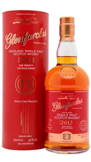 Glenfarclas 12 year old The Trinity Vintage Series No 1 The Sherry Casks Single Malt Scotch 2012 Whisky 70cl 56 ABV