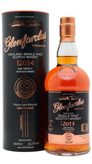 Glenfarclas 12 year old The Trinity Vintage Series No 2 The Dunnage Warehouses Single Malt Scotch 2014 Whisky 70cl 592 ABV
