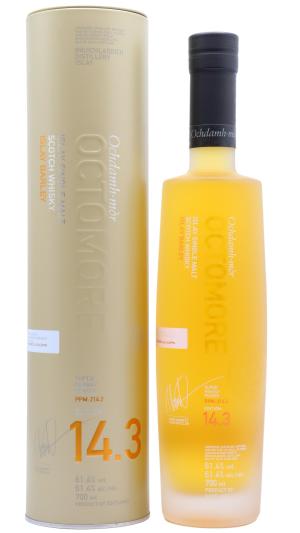 Octomore 5 year old 143 Single Malt Scotch 2017 Whisky 70cl 614 ABV