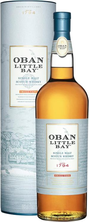 Oban Little Bay Single Malt Scotch Whisky 43 vol 70cl Fruity Smooth Single Malt Whisky Notes of Citrus Sea Salt Light Smoky Scottish Whisky with a Long Finish