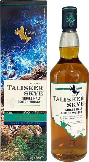 Talisker Skye Single Malt Scotch Whisky 458 vol 70cl Smoky Flavour Citrus Bursts Perfect for Whisky Lovers with Gift Box