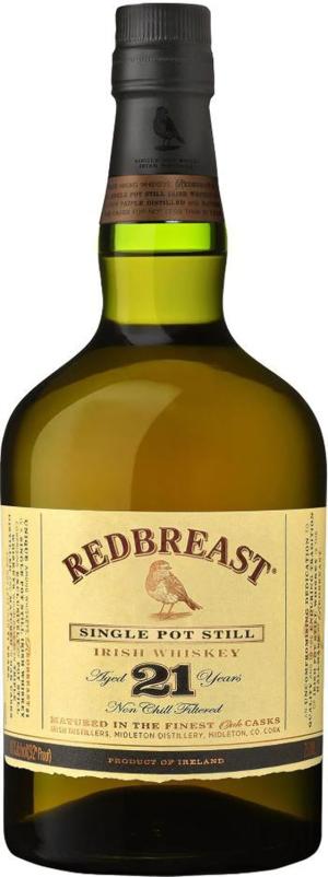 Redbreast 46 Vol Irish Whiskey Single Pot Still 21 Year Old 70 cl