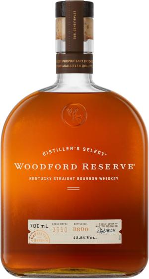 Woodford Reserve Kentucky Straight Bourbon Whiskey 432 ABV 70 cl