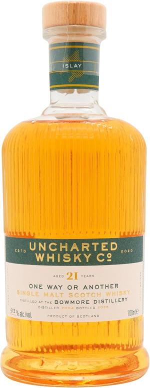 Bowmore 21 year old Uncharted Whisky Co One Way Or Another Single Malt Scotch 2004 Whisky 70cl 513 ABV